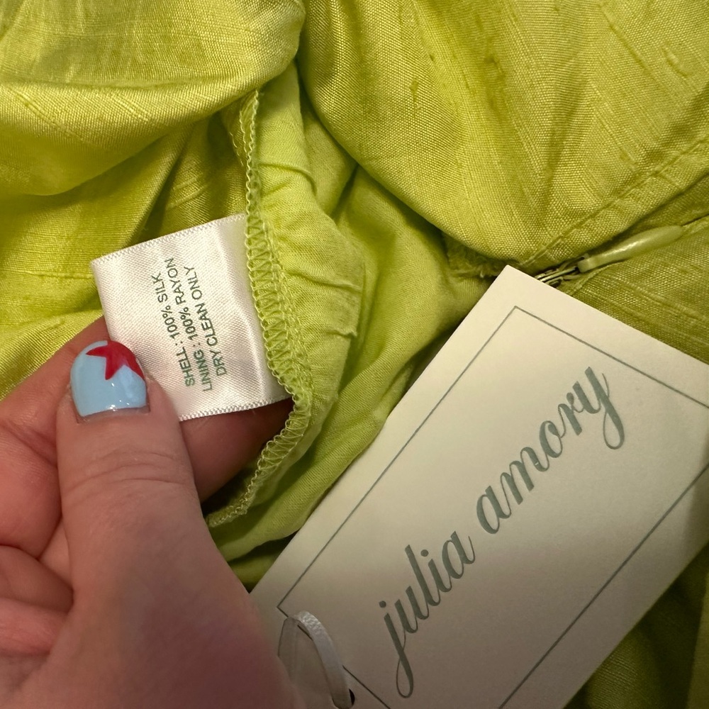 NWT Julia Amory Cartagena Wrap Skirt Dupioni Silk - Picture 13 of 14